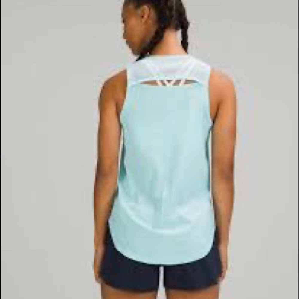 Lululemon Sculpt Tank, Icing Blue, Size 6